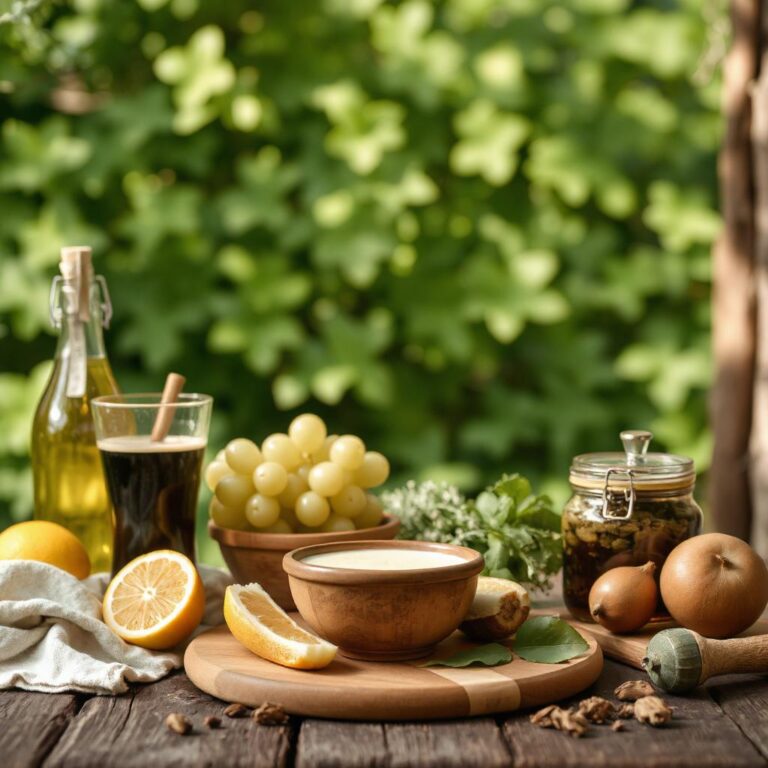 Irish-inspired image with healthy foods, gentle exercise, and nature, symbolizing weight management support for hypothyroidism at AMAE Clinic.